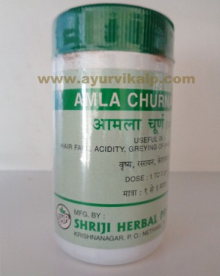 Shriji Herbal, AMLA CHURNA, 100g, Hair Fall, Greying of Hair